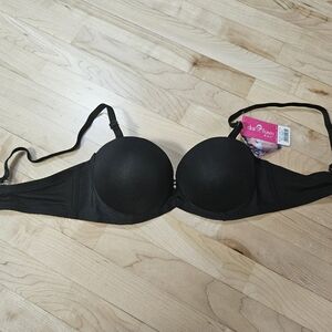 Strapless option push-up bra